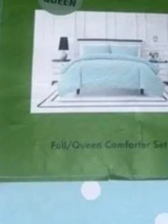 kate spade Light Blue with White Polka Dot Comforter Set - Picture 3 of 4